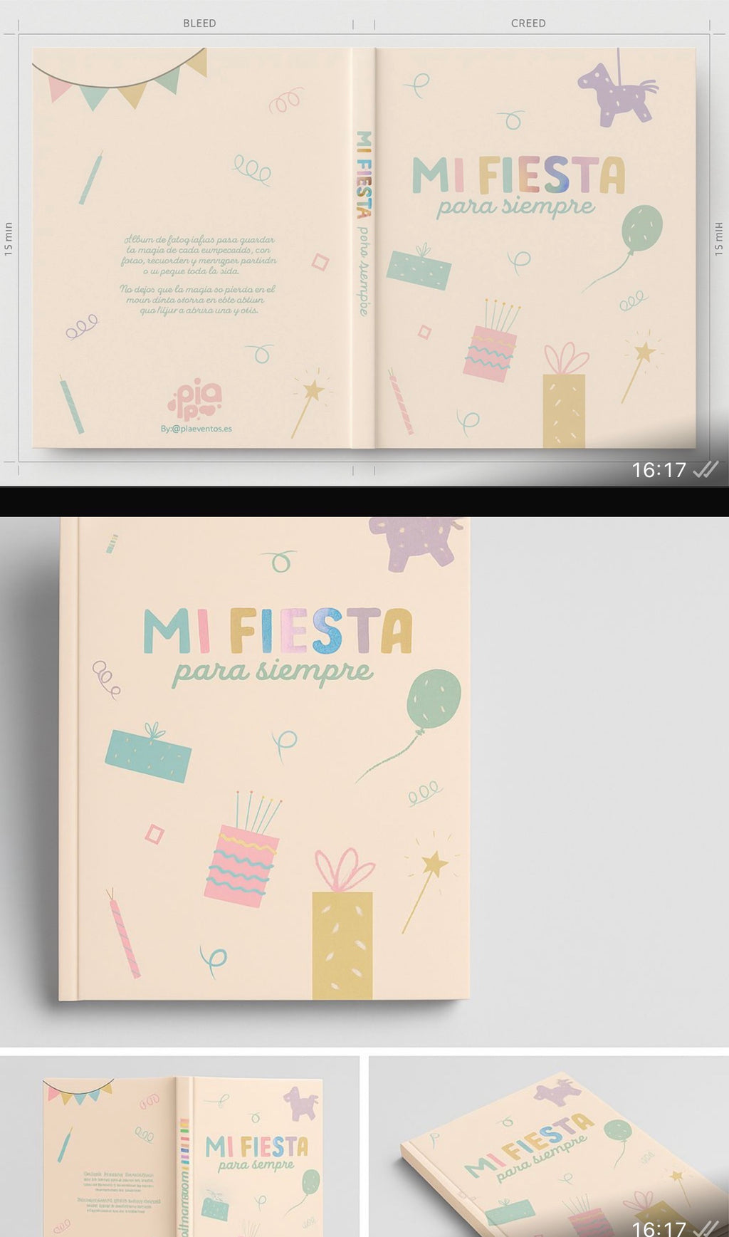 Álbum de fotos Infantil “Mi fiesta para siempre”