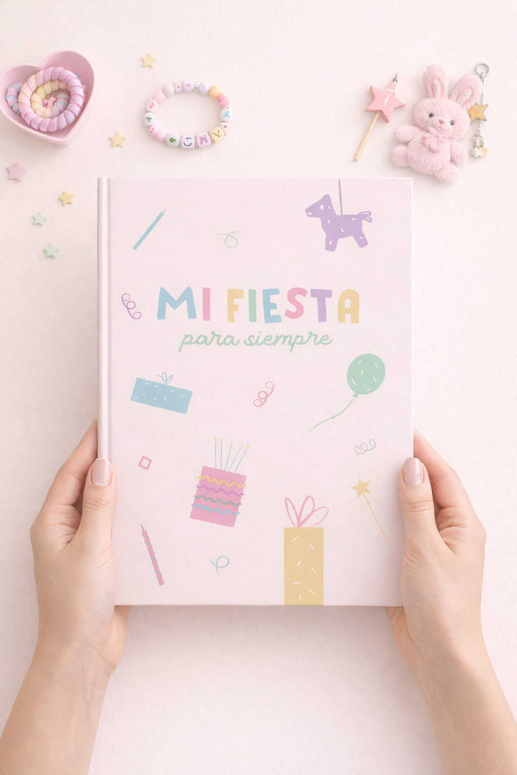 Álbum de fotos infantil personalizado – "Mi fiesta para siempre"