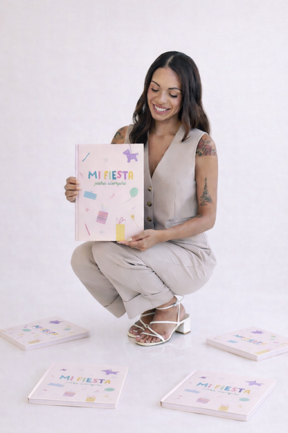 Álbum de fotos infantil personalizado – "Mi fiesta para siempre"